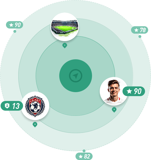 Find matches and players nearby - TeamShuffle